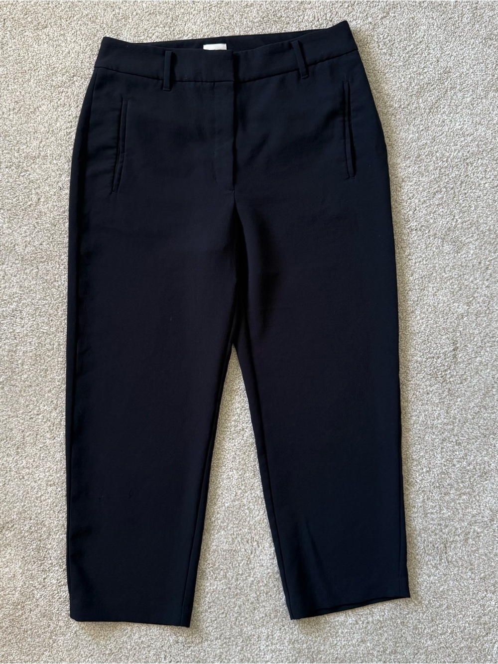 Wilfred alanya pant High-waisted wide-leg crepe pants Size 14 Black